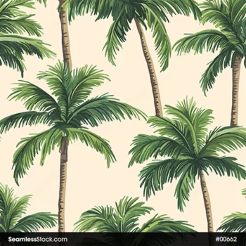 Palm Trees Seamless Pattern