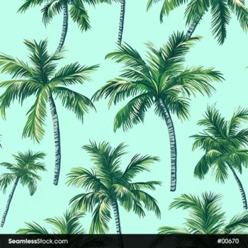 Palm Trees Seamless Pattern