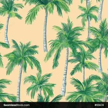 Palm Trees Seamless Pattern