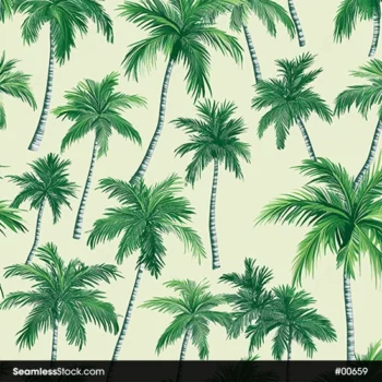 Palm Trees Seamless Pattern