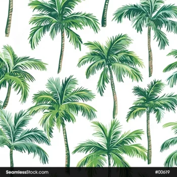 Palm Trees Seamless Pattern