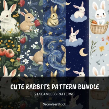 Cute Rabbits Pattern Bundle 2