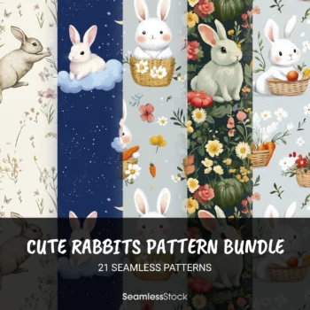 Cute Rabbits Pattern Bundle