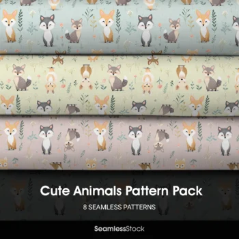 Cute Animals Pattern Bundle