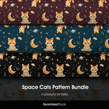 Space Cats Pattern Bundle