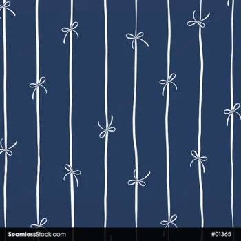 Bow Ties And Stripes Seamless Pattern
