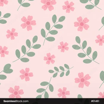 Watercolor Flowers Seamless Pattern